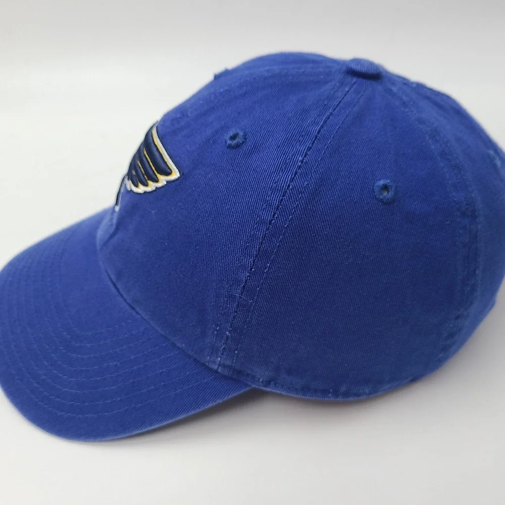 St Louis Blues Hat Strapback OTS Blue‎ NHL Hockey Logo Cotton Casual Dad Men